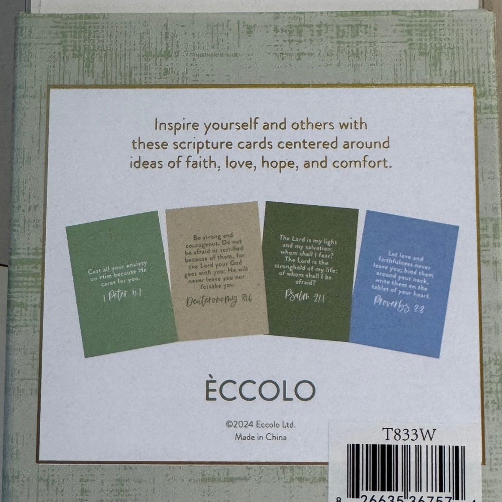 ✝️ A Box of Verse Scripture Cards. NIB - Picture 2 of 5